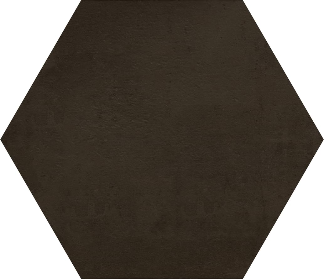 Gigacer Concrete Brown Large Hexagon 4.8 Mm 36x31