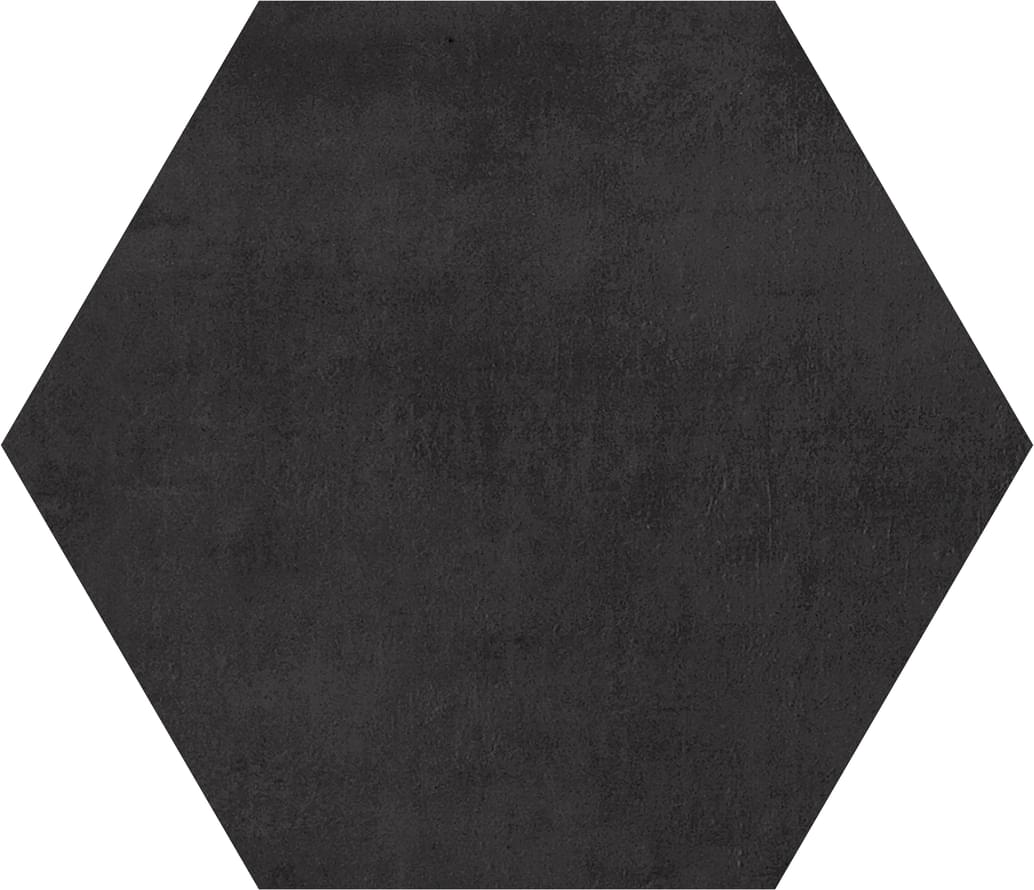 Gigacer Concrete Graphite Large Hexagon 4.8 Mm 36x31
