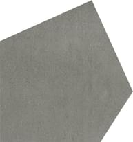 Плитка Gigacer Concrete Grey Small Pentagon 4.8 Mm 17x10 см, поверхность матовая