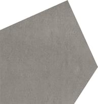 Плитка Gigacer Concrete Iron Small Pentagon 4.8 Mm 17x10 см, поверхность матовая, рельефная