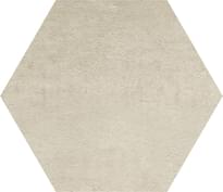 Плитка Gigacer Concrete White Large Hexagon 4.8 Mm 36x31 см, поверхность матовая, рельефная