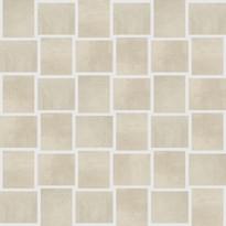 Плитка Gigacer Concrete White Mosaic Action 4.8 Mm 30x30 см, поверхность матовая, рельефная