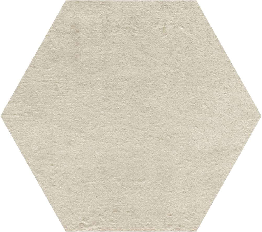 Gigacer Concrete White Small Hexagon 4.8 Mm 18x16