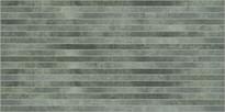 Плитка Gigacer Krea Green Mosaic Stripes 4.8 Mm 30x60 см, поверхность матовая, рельефная