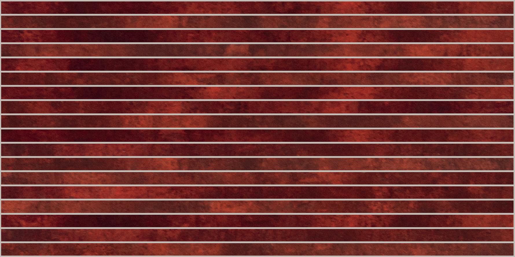 Gigacer Krea Red Mosaic Stripes 4.8 Mm 30x60