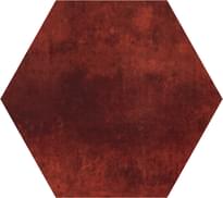 Плитка Gigacer Krea Red Small Hexagon 4.8 Mm 18x16 см, поверхность матовая, рельефная