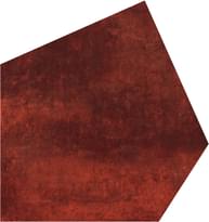 Плитка Gigacer Krea Red Small Pentagon 4.8 Mm 17x10 см, поверхность матовая, рельефная