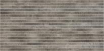 Плитка Gigacer Krea Silver Mosaic Stripes 4.8 Mm 30x60 см, поверхность матовая, рельефная