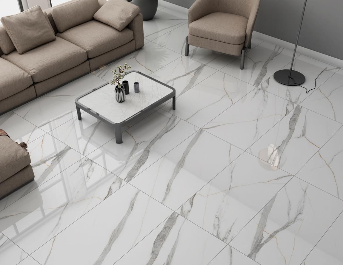 керамогранит фабрики Global Tile коллекция Angel Statuario
