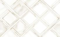 Плитка Global Tile Calacatta Gold Белый Ромбы 25x40 см, поверхность глянец