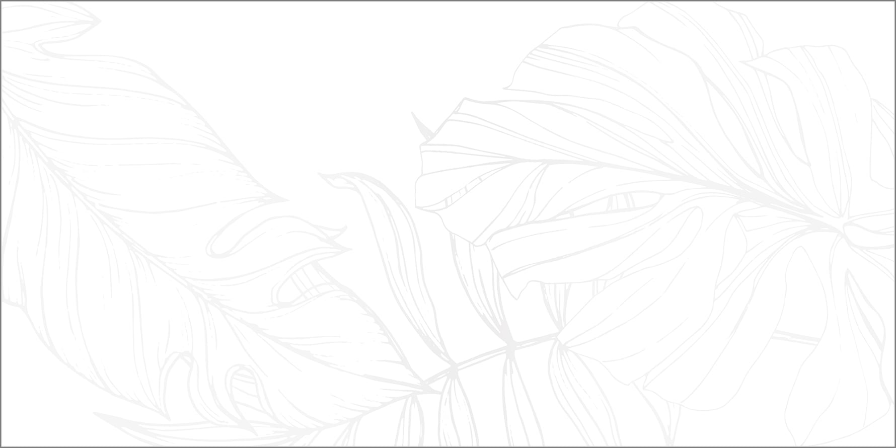 Плитка Global Tile Lavina Белый Ботаника 60x120 см, поверхность матовая