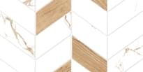 Плитка Global Tile Marmaris Белый Геометрия 25x50 см, поверхность матовая
