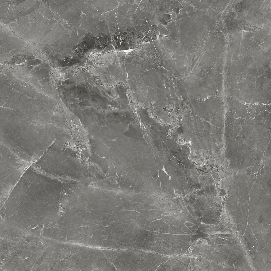 Плитка Global Tile Tulip Темно Серый 60x60 см, поверхность полуполированная, рельефная