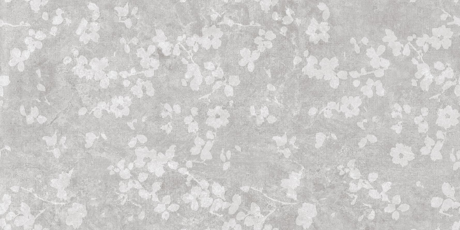 Плитка Global Tile Камелия Серый Декор 60x120 см, поверхность матовая