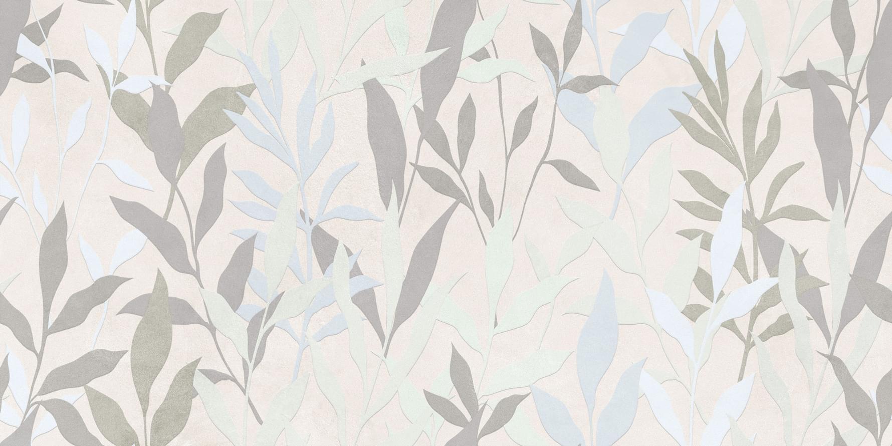 Плитка Global Tile Мечта Бежевый Декор 50x100 см, поверхность матовая