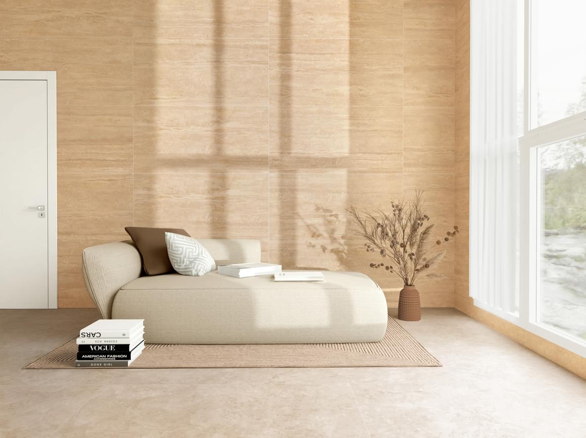 керамогранит фабрики Global Tile коллекция Травертин