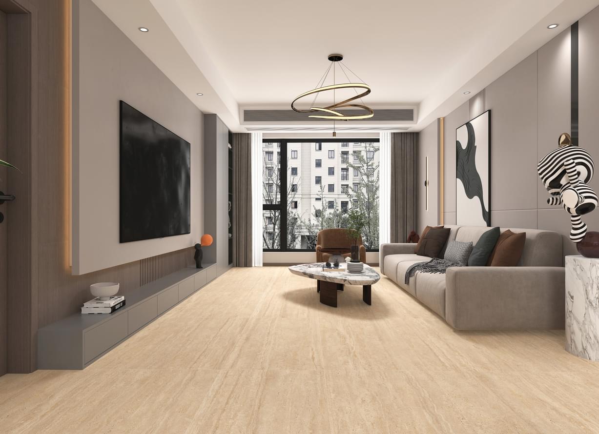 керамогранит фабрики Global Tile коллекция Травертин