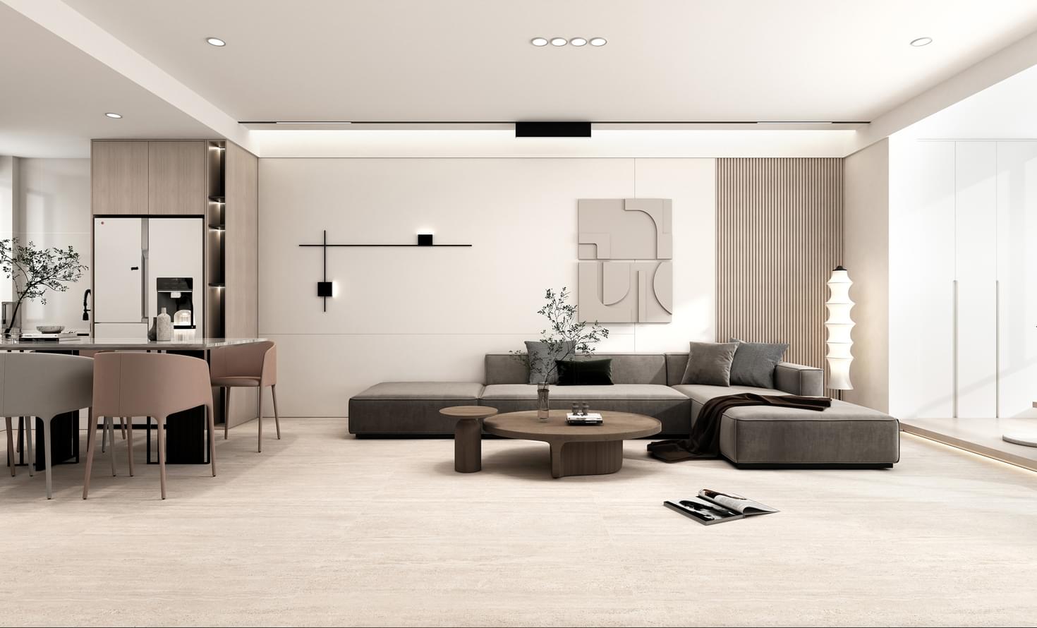 керамогранит фабрики Global Tile коллекция Травертин