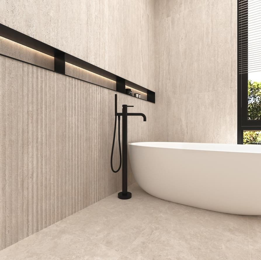 керамогранит фабрики Global Tile коллекция Травертин