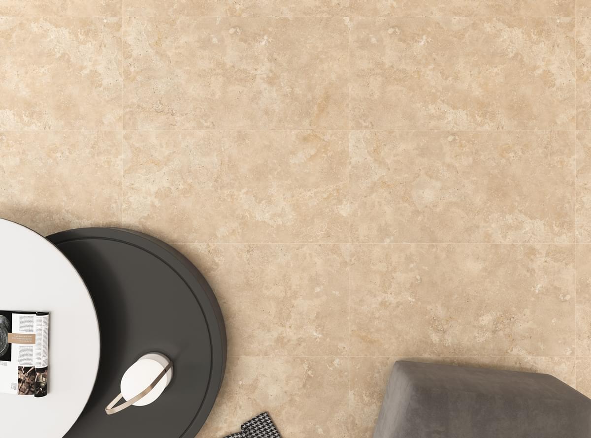 керамогранит фабрики Global Tile коллекция Травертин