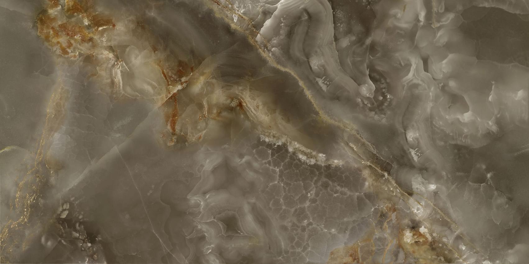 Плитка Global Tile Янтарь Коричневый 60x120 см, поверхность полированная