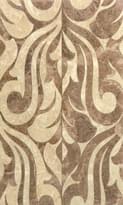 Плитка Gracia Ceramica Saloni Brown Decor 01 30x50 см, поверхность глянец