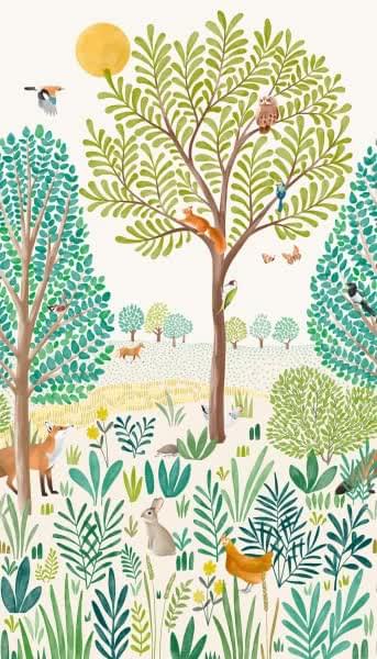 Grandeco Little Dreamers LD 6001 8.84м x 53см поверхность матовая