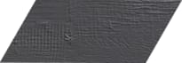 Плитка Graniti Fiandre Musa Plus Losanga Destra Midnight Relief 29x10 см, поверхность матовая, рельефная
