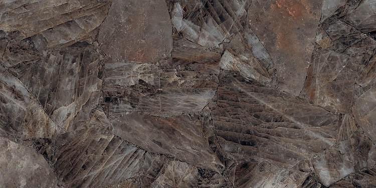 Graniti Fiandre Rock Salt Maximum Brown Lucidato 37.5x75