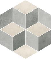 Плитка Grasaro Cemento Темно-Серый Decor-Cut 2 45x52 см, поверхность матовая