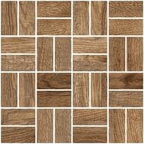 Плитка Grasaro Italian Wood Темно-Коричневый 24.5x24.5 см, поверхность матовая