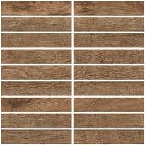 Плитка Grasaro Italian Wood Темно-Коричневый 30.7x30.7 см, поверхность матовая, рельефная