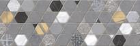 Плитка Gravita Cemento Ash Crystal Dec 30x90 см, поверхность матовая, рельефная