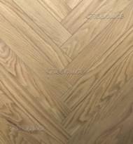 Паркетная доска Greenline Deluxe Гарда Английская Ёлка Натур 12.5x52 см, поверхность матовый лак