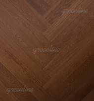 Паркетная доска Greenline Deluxe Мурано Английская Ёлка Классик 11x60 см, поверхность УФ-лак