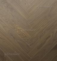 Паркетная доска Greenline Extra Дуб Вулкано Английская Ёлка Классик 10x52 см, поверхность УФ-масло