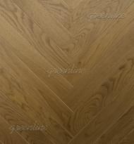 Паркетная доска Greenline Extra Дуб Глори Английская Ёлка Классик 12.7x62 см, поверхность УФ-масло