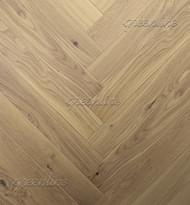 Паркетная доска Greenline Extra Дуб Сенд Английская Ёлка Рустик 12.7x52 см, поверхность УФ-масло