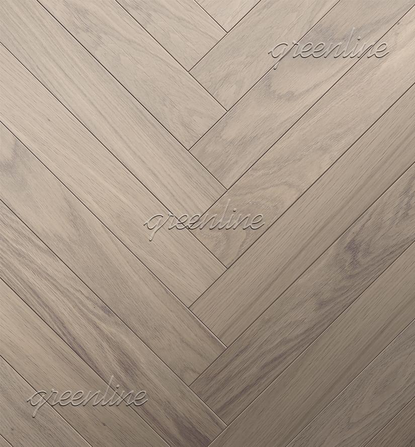 Паркетная доска Greenline Extra Дуб Софт Английская Ёлка Классик 12.7x62 см, поверхность УФ-масло