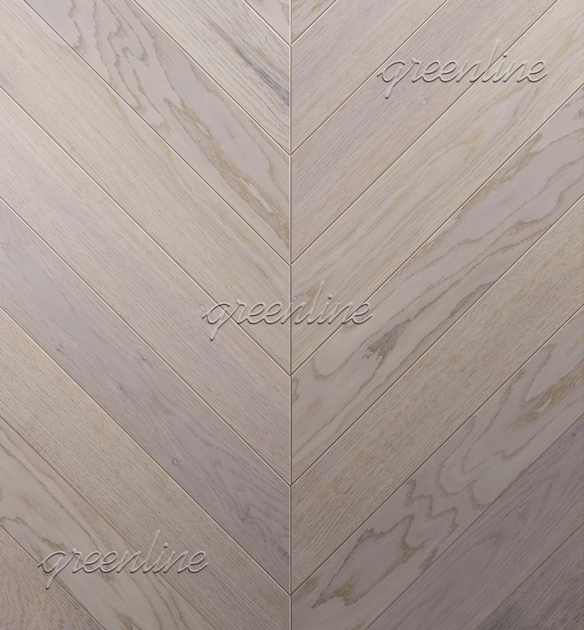 Паркетная доска Greenline Matt Неман Французская Ёлка Натур 11x59 см, поверхность матовый лак