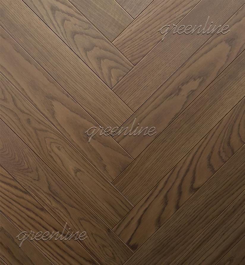 Паркетная доска Greenline Next Дуб Хистори Английская Ёлка Классик 12.7x51 см, поверхность УФ-масло