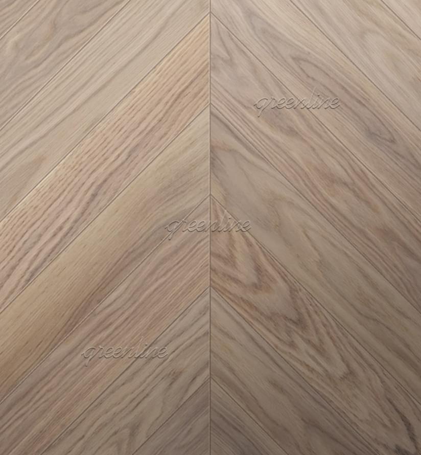 Паркетная доска Greenline Ultima Дуб Гелиос Французская Елка Натур 11x59 см, поверхность матовый лак