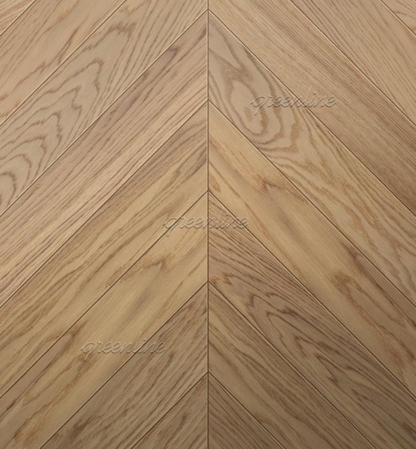 Паркетная доска Greenline Ultima Дуб Оушен Французская Елка Натур 11x59 см, поверхность матовый лак