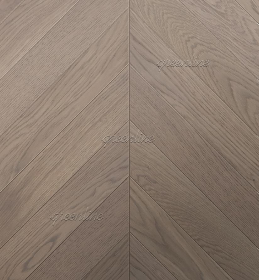 Паркетная доска Greenline Ultima Дуб Пульсар Французская Елка Классик 11x59 см, поверхность матовый лак