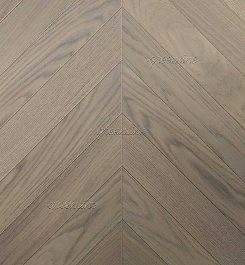 Паркетная доска Greenline Ultima Дуб Спектр Французская Елка Натур 11x59 см, поверхность матовый лак