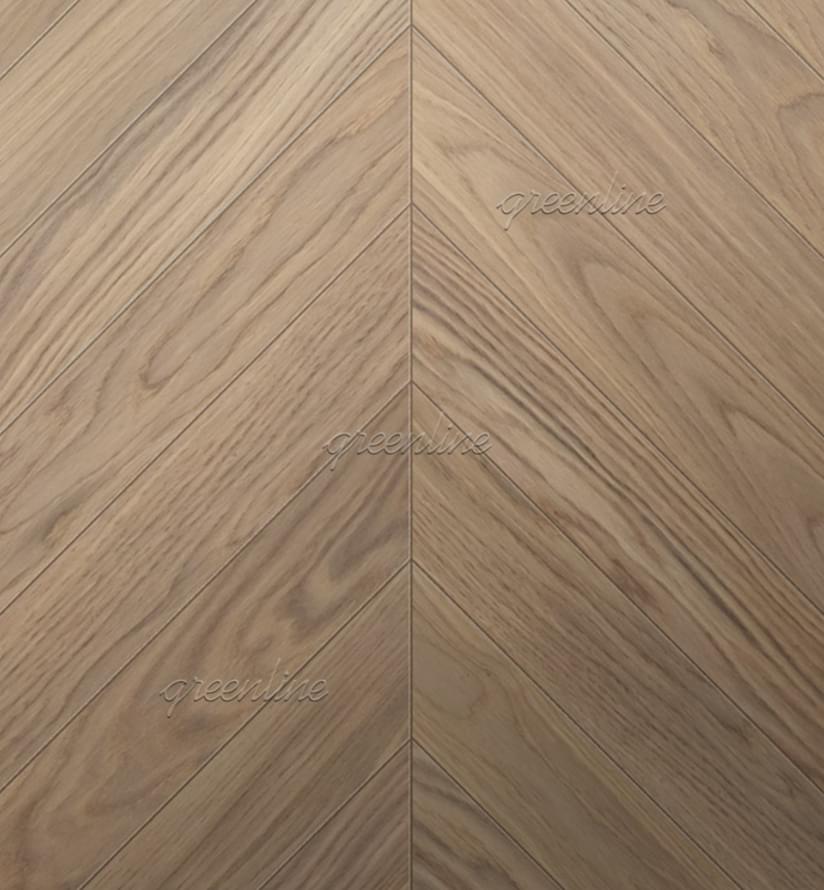 Паркетная доска Greenline Ultima Дуб Эклипс Французская Елка Натур 11x59 см, поверхность матовый лак