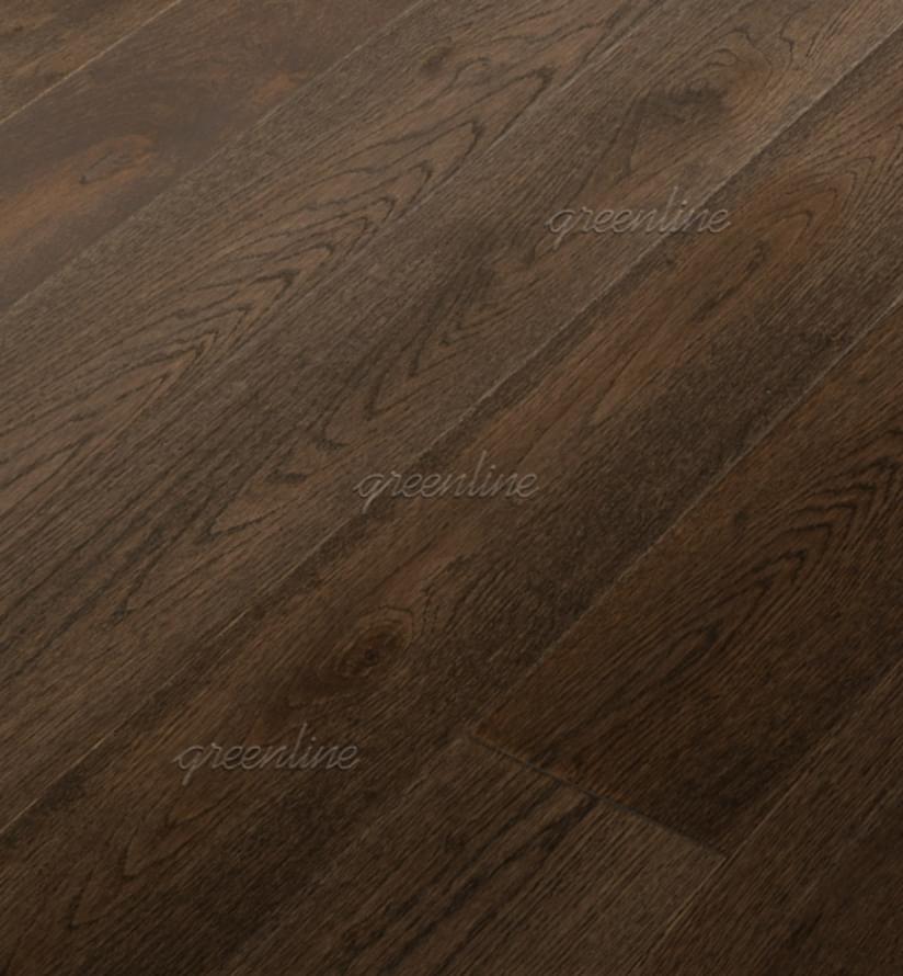 Паркетная доска Greenline Атлас 156 Ливорно Рустик Англ 12.5x52 см, поверхность матовый лак