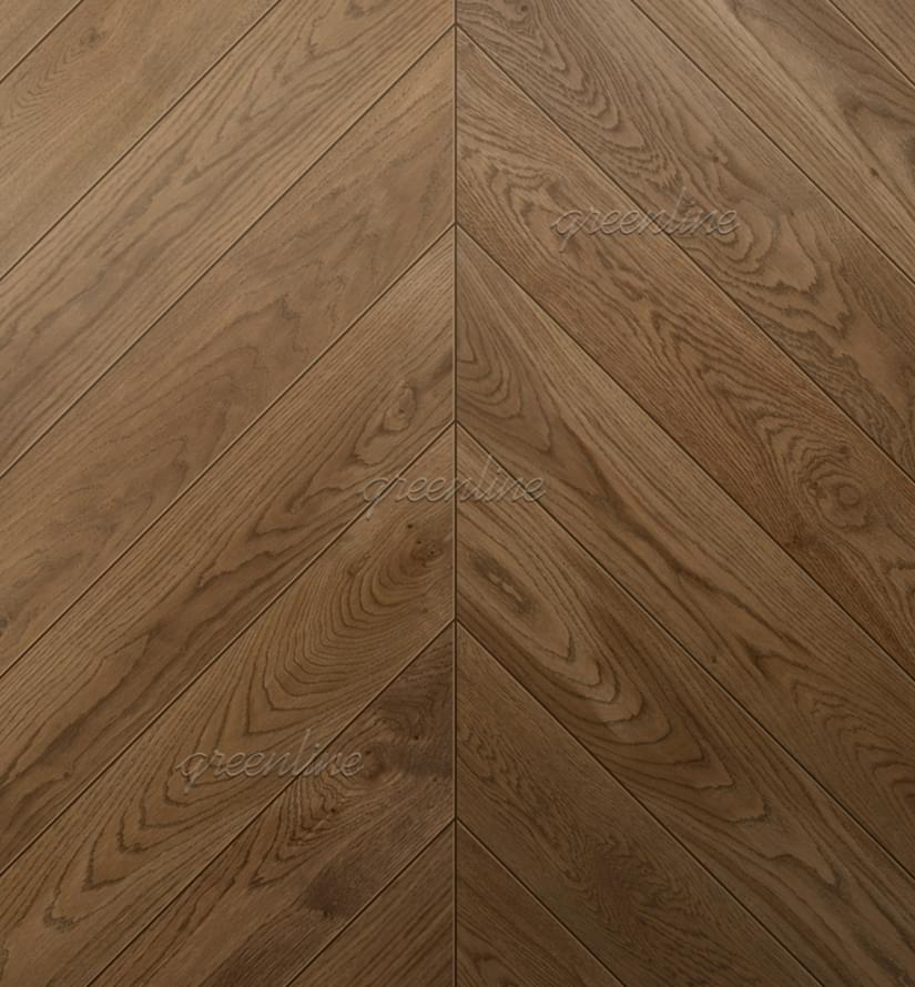 Паркетная доска Greenline Атлас 158 Умбрия Классик Франц 12.5x60 см, поверхность матовый лак