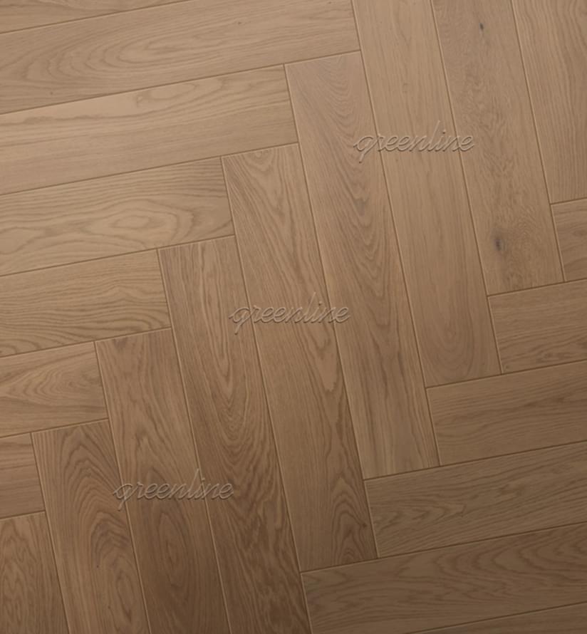 Паркетная доска Greenline Атлас 161 Модена Натур Англ 9.5x52 см, поверхность матовый лак
