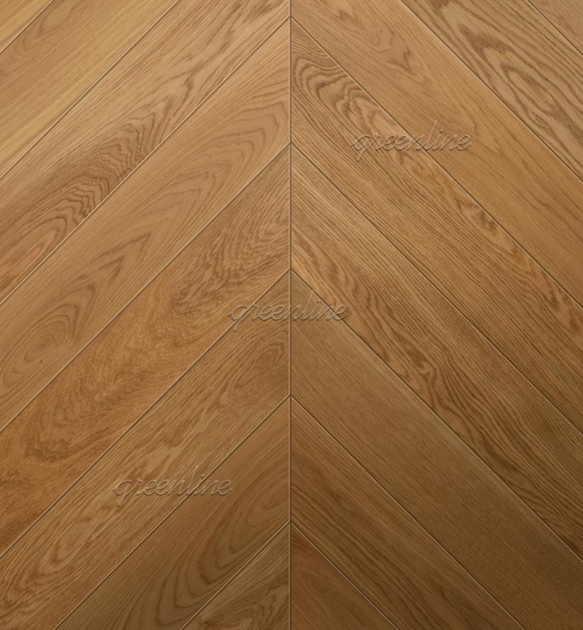 Паркетная доска Greenline Атлас 163 Римини Селект Франц 11x59 см, поверхность матовый лак